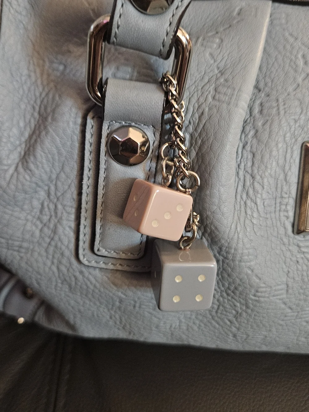 Balenciaga BB Vintage Monogram Leather Satchel